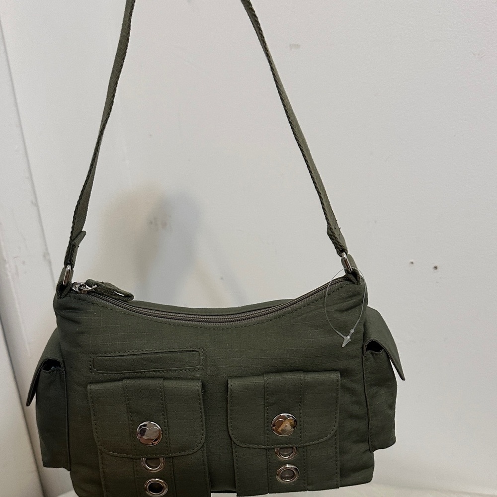 Olive Green Hobo Bag